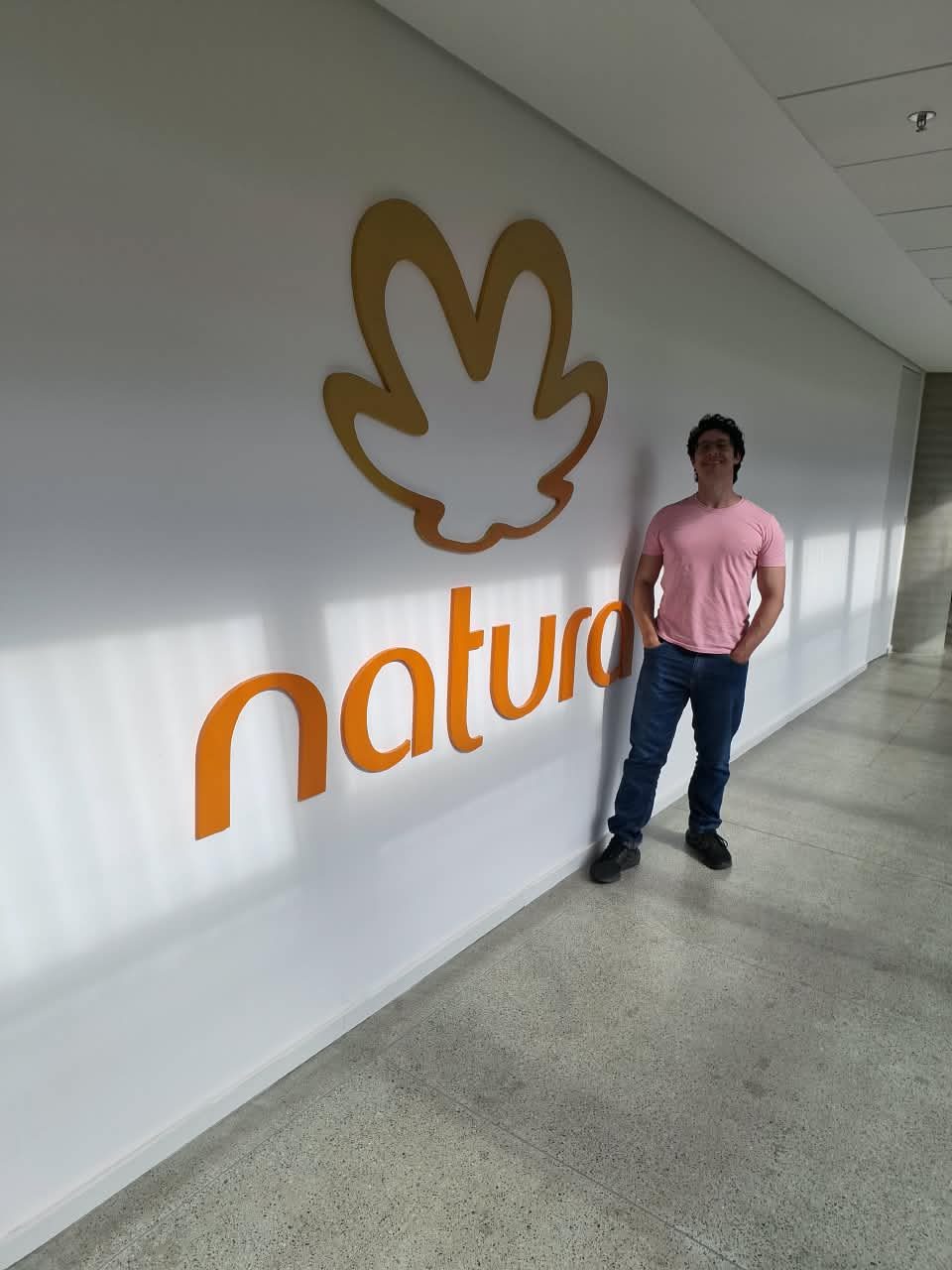 Gabriel Gregório at Natura office