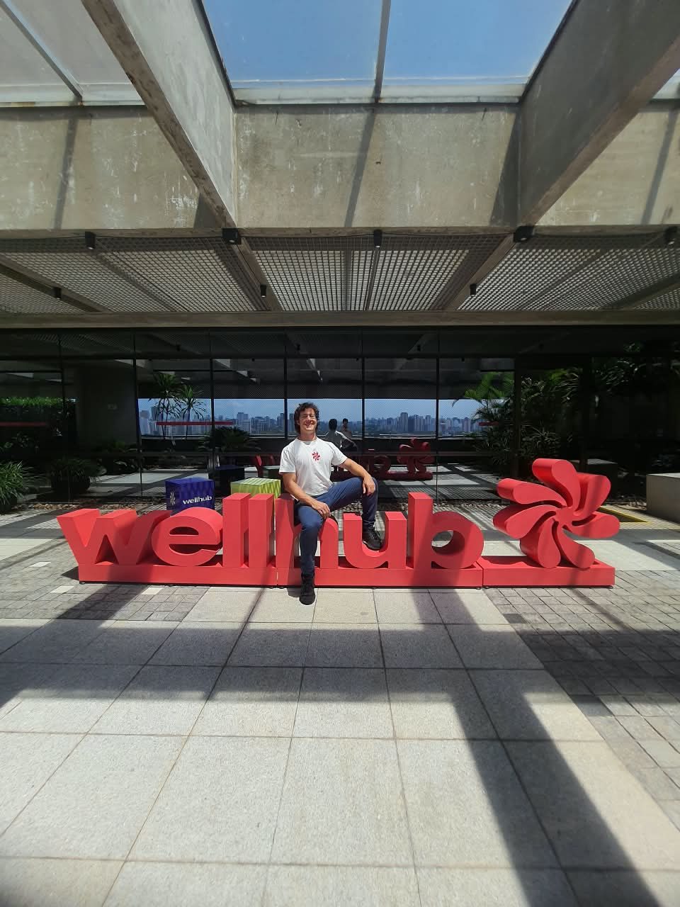 Gabriel Gregório at Wellhub office